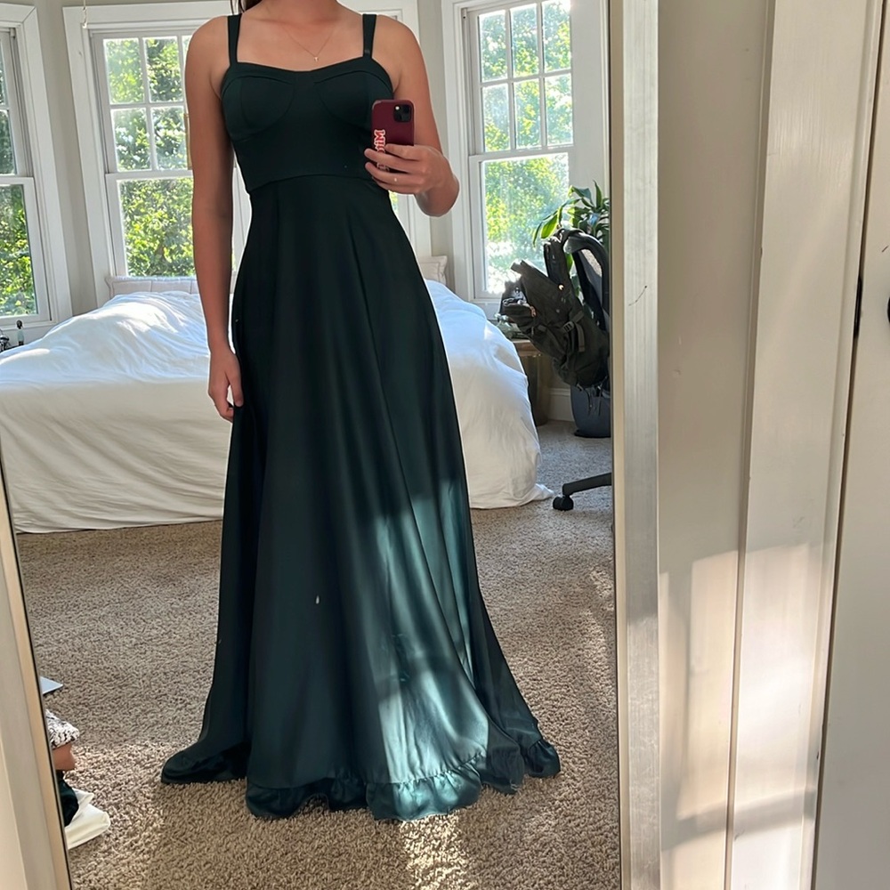 Sachin + Babi Dark Green Maxi Dress
